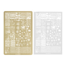 1Set Nail Art Stamping Templates Nail Art Stamping Platten DIY-7