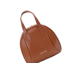 Ästhetische Kulturtasche, Muschel-Make-up-Tasche,-Kaffee L