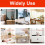 Γρήγορη εγκατάσταση, αποκολλούμενη και κολλημένη διακοσμητική επένδυση για 5