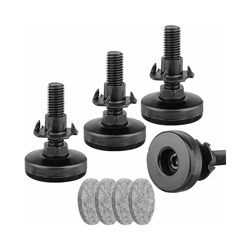 Adjustable Furniture Feet, Furniture Levelers For Heavy Duty Supports, Leveling Feet With Nylon Bottom For Floor Protection 9198585892330