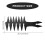 Peigne double face pour dos lissé et pompadour-Rouge 6