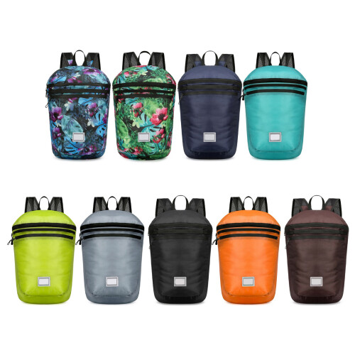 Multipurpose Foldable Bag Backpack for Men Women Oxford-Black 1