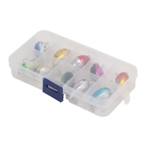 10Pcs Angeln Lockt Mini Tragbare 3D Augen 2