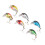 10Pcs Angeln Lockt Mini Tragbare 3D Augen 14