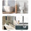Organizer da bagno regolabile, antipolvere e impermeabile per un utilizzo versatile (rosa) 5