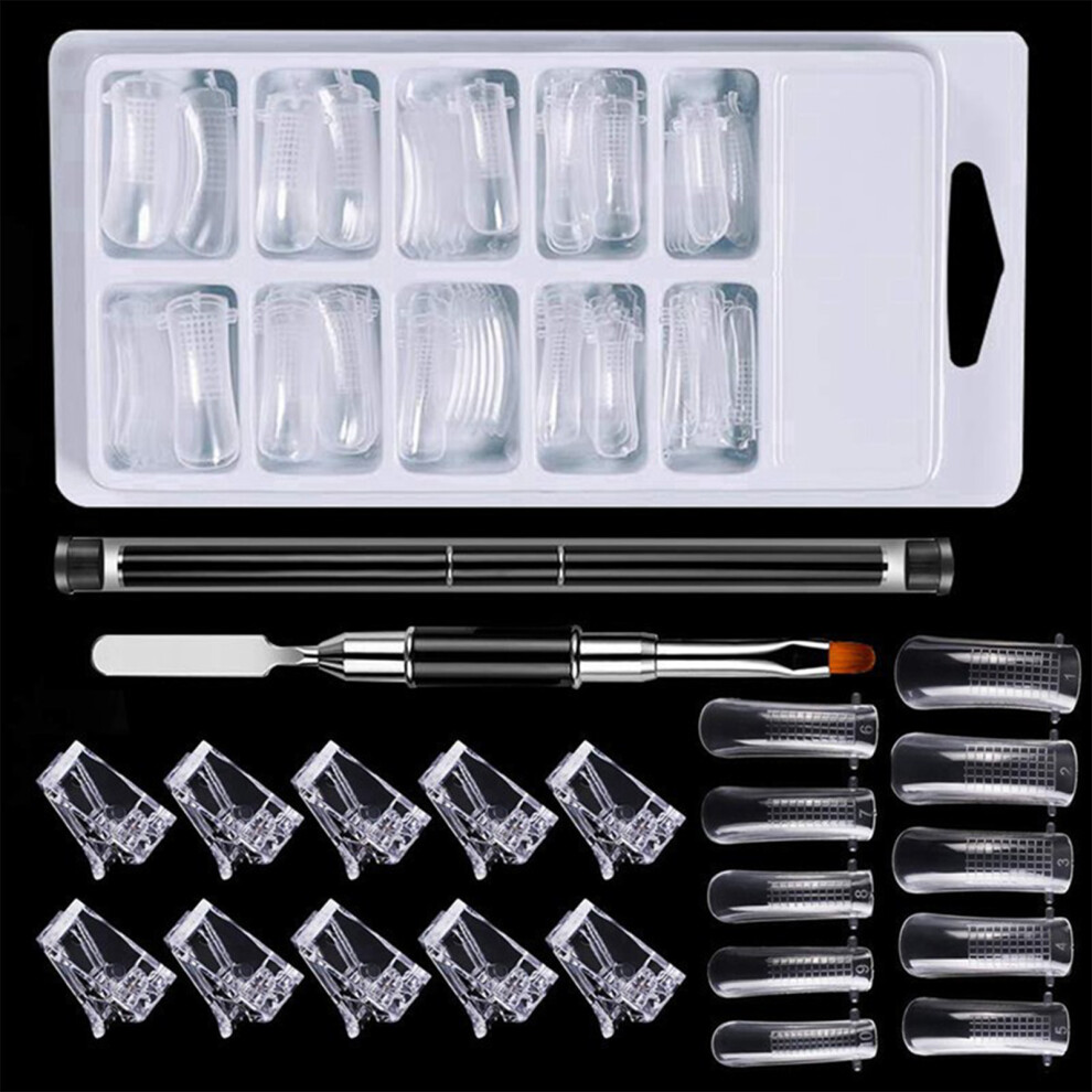 Coffin Nail Tips Set Long Nail Tips for Acrylic Nails-Set No. 3