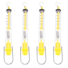 4 . balança de mola tubular com gancho, medidor de newton