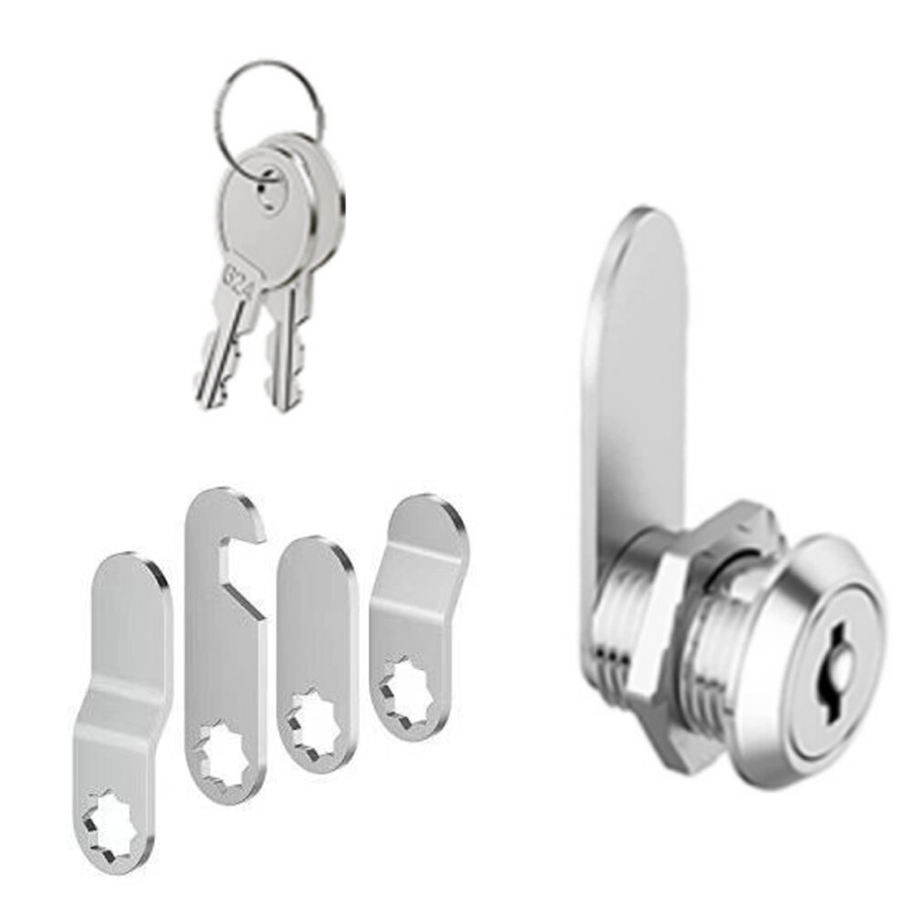 Cam Locks For Cabinets Drawers Mailboxes, Solid Precision Casting Zinc Alloy With Anti-Oxidation Treatment, Stainless Steel Die-Casting Ensures Durabl 9198585892224