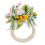 Handcrafted Wood Easter Napkin Rings with Rabbit-1  6840 1