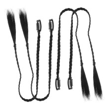 4 extensões de sintético trançado para de