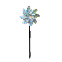 Helppo asennus, humanitaariset ratkaisut heijastavat pinwheels-puutarhoihin, kimalteleva pinwheel-puutarhan koriste, myrkytön muovimateriaali