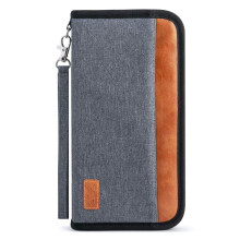 Organizador de documentos, armazenamento externo inteligente, material de alta qualidade, resistente e leve, organização interna flexível, nylon