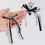 Bogen sleutelhanger esthetische sleutelhanger ster-Zilveren rand 5