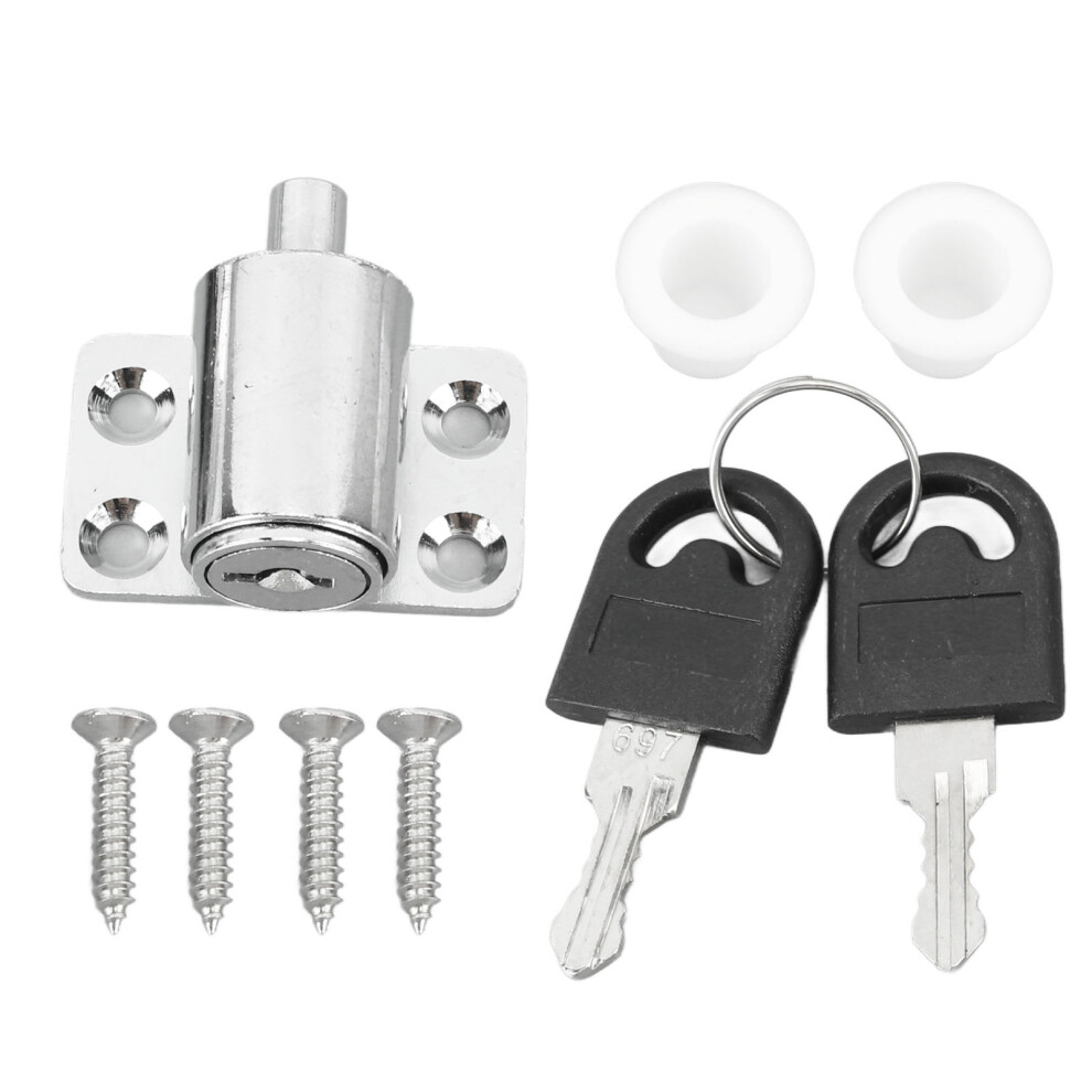Window Locks for Sliding Doors, Childproof Security Adjustable Opening Window Safety Locks with Key, Sliding Window Lock Horizontal Window Latch for H