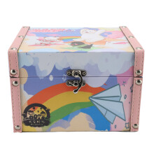 Aufbewahrungsbox aus Holz im Retro-Stil mit