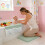 Rapiddry Baby Bath Kneeling Mat Set Against Slip Includes 3