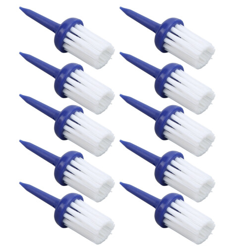 10 Stück Golf-Tees, Bürstentyp, geringer 2