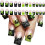 Faux ongles à pression pour la Saint-Patrick, colle sur les 2