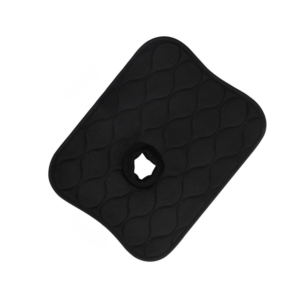 Children Cushion Pad Absorbent Soft Strollers Seat Mat Black Breathable Machine Washable Travel Mat