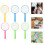 6Pcs Portable Plastic Magnifying Glasses For Kids With Assorted Colors 9