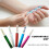 5Pcs Glass Nail File with Case Double Sided Crystal Fingernail 6