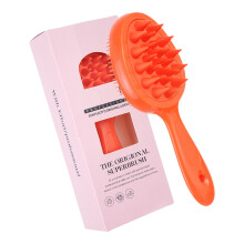 Draagbare bodyscrubber, 2-in-1 lichaamsborstel en-Oranje