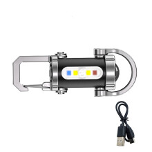 Kleine LED-zaklampen Sleutelhangerlamp USB oplaadbare zaklampen