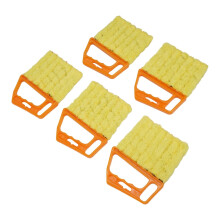 Microfiber Cleaning Brush For Air Conditioners And Venetian Blinds 5 Pack MultiDuster With Ergonomic Handle Orange Machine Wash