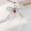 Creatieve doe-het-zelf-bogen sleutelhanger retro- Witte kers 4