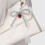 Creatieve doe-het-zelf-bogen sleutelhanger retro- Witte kers 2