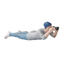 1:64 Scale Miniature Figure Realistic Miniature-lying boy