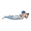 1:64 Scale Miniature Figure Realistic Miniature-lying boy 1