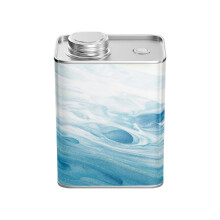 200g Capacity Coffee Bean Canister Thickened Tinplate Can-sea