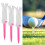 Faltbares Training Golf Tee Anti Flying Drehbares 11