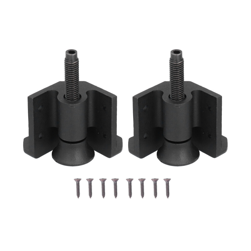 Upgrade Barn Door Track Stopper Hardware, Anti Slip Spring Loaded Roller Stops For Sliding Doors, Easy Mount Track End Protectors Compatible With Most 9198585893641