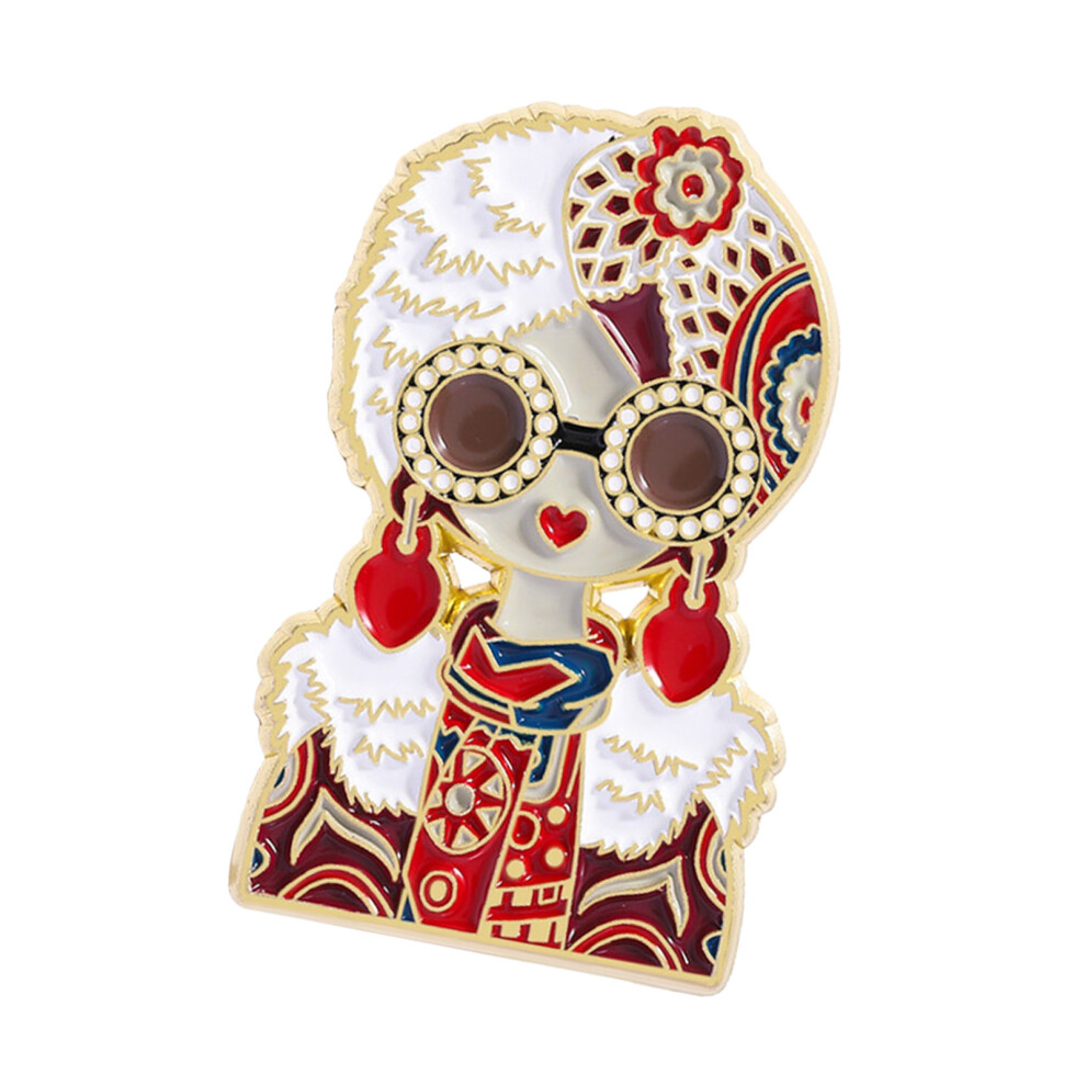 Cartoon Lapel Badge Brooch Zinc Alloy Historical Collectible-4