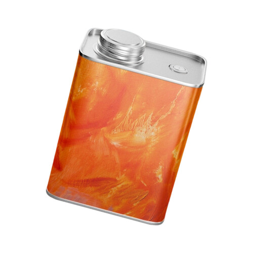 Home Use Coffee Bean Canister Metal Construction-bright sun