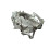 Fashionable Adjustable Open Ring with Feather Thorn-Silver 1