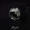 Fashionable Adjustable Open Ring with Feather Thorn-Silver 5