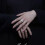 Fashionable Adjustable Open Ring with Feather Thorn-Silver 6