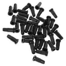 50 Adaptadores Universais Para Rodízios De Cadeira Plástico Preto