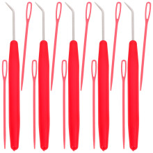 15 unid. ferramentas de gancho para tricô com teares e coloridas