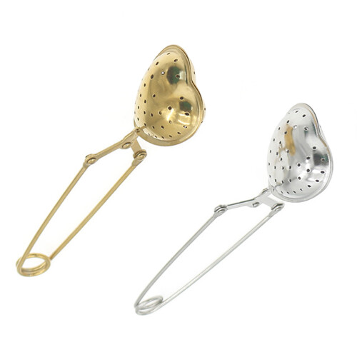 2Pcs De Forma De Aço Inoxidável Com Alça