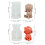 2x/Set Silikonform Kleines Mädchen Kerzenformen-Stil B 5