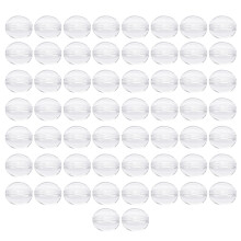 Set mit 50 praktischen Kartenständern aus Acryl, Namensständern,