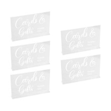 Porte-cartes de Table, 5 pièces, affichage de-Taille M