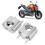 Paar 22mm/28mm 1/8in 7/8in Motorrad Lenker 5