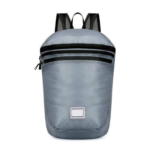 Foldable Mens Women Backpack Large Capacity Oxford Fabric-Gray