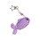 Phone Strap Lightweight Knitting Wool Key Holder For-Purple 1