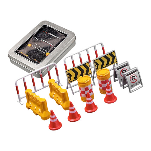Miniature Traffic Barrier Model Figure 1/64 Roadblocks